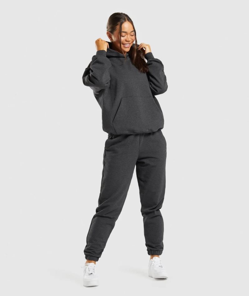 Women's Gymshark Rest Day Sweats Jogger Black | NZ 8OUVZW